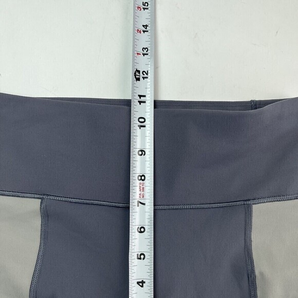 Athleta Colorblock Up for Anything Leggings Gray Grey White Size S Silver Bells - Picture 9 of 14